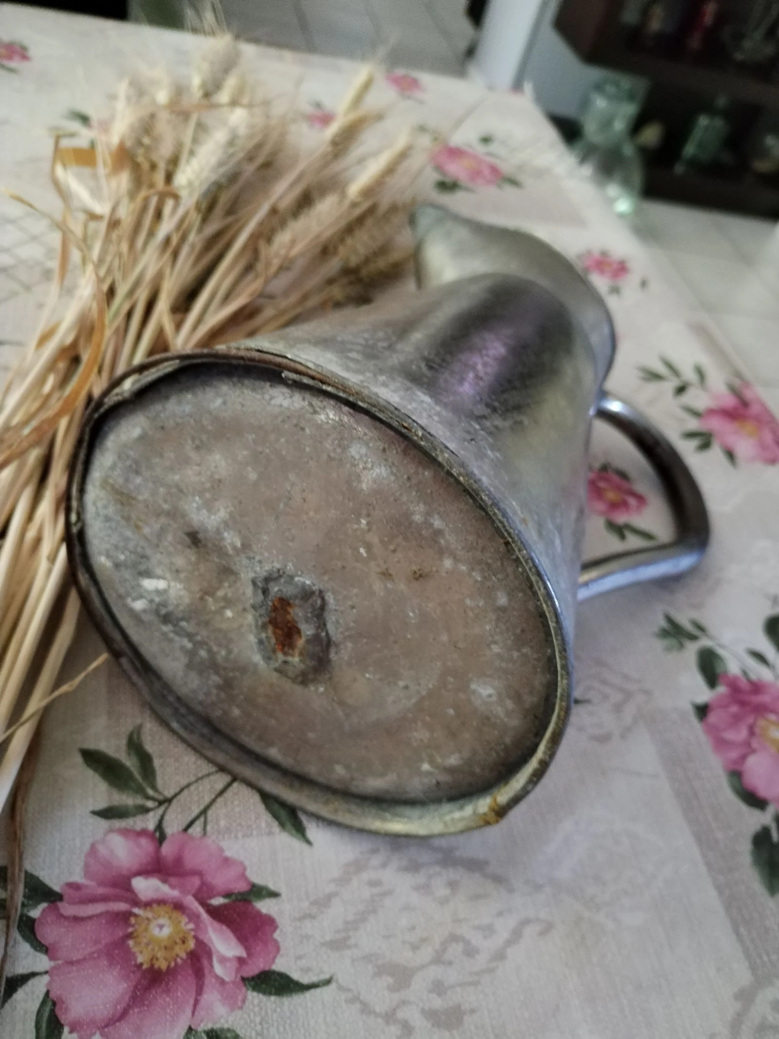 Bonita brocha antigua vintage retro en metal plateado. – photo 11